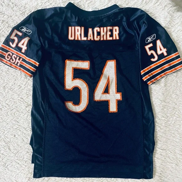 Vintage NFL equipment Reebok Chicago Bears Brian Urlacher jersey retired #54 - Picture 14 of 15